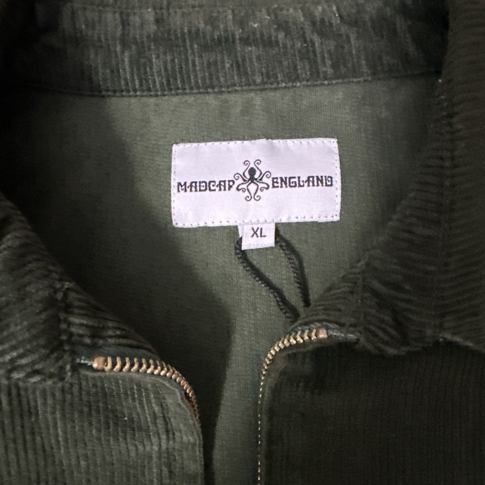 Madcap Elgland Corduroy Shacket Men's XL Rare Green - Picture 2 of 6